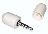 LUPO Mini Microphone for Apple Iphone (4, 3GS, 3G), ipod Touch, Nano, Classic (All Generations) - WHITE