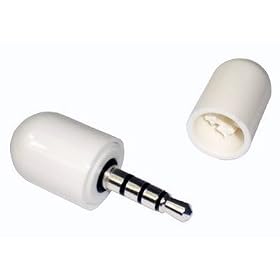 LUPO Mini Microphone for Apple Iphone (4S, 4, 3GS, 3G), ipod Touch, Nano, Classic (All Generations) - WHITE