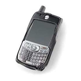Treo 650 Fitted Leather Case with Detachable Swivel
