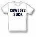 Cowboys Suck Women's Cut T-Shirt