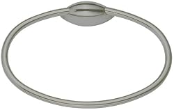 :USE Ollipsis Towel Ring, Satin Nickel