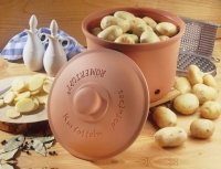 RÖMERTOPF Vorratstopf Kartoffeln / Kartoffeltopf / Tontopf / Kartoffeldose made in Germany