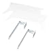 Rubbermaid 65992 Hanger System for Unbreakable Wall Files, Black
