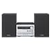 Panasonic SC-PM02EG-S Kompaktanlage (CD-/MP3-Player, Radio mit RDS, Timerfunktion, Music port, USB 2.0) silber