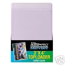 (25) Ultra-Pro 3 x 4 TopLoads for Sports Cards