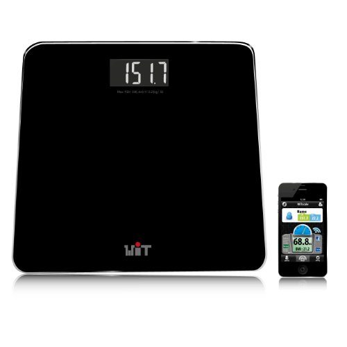 WiTscale S200 Bluetooth Smart Body Scale for iPhone5S, iPhone5C, iPad mini and iPod Touch Fifth Generation On Sale