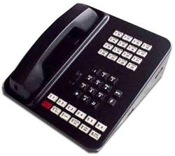30 Button Enhanced Phone Black