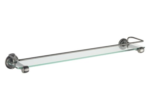 Delta Lockwood 79010-PT 24-Inch Glass Shelf, Aged Pewter