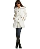 Baby Phat Plus Size Trench Coat with Wide Stand Collar
