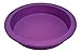 Round Cake Pan, 9-inch Diameter, 100% Food Grade Premium Nonstick Silicone, Bakeware by Happy Cook