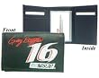 Greg Biffle Embroidered Leather Tri-Fold Wallet - NASCAR Sports Merchandise