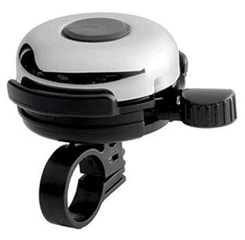 Mirrycle Incredibell Big Brass Bicycle Bell in Chrome or Brass