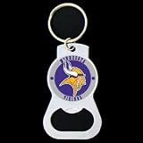 Minnesota Vikings NFL Bottle Opener Key Ring (Set of 3)