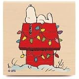 Decorated Dog House (Peanuts) Rubber Stamps