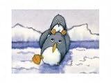 Art Poster Print - Penguin Pete and Tim - Artist: Marcus Pfister - Poster Size: 16 X 12 inches