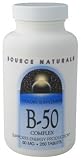B-50 Complex, Supports Energy Production, 100 Tablets, 50 mg, From Source Natural