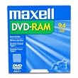 DVD RAM Disc with Jewel Case, Double Sided, 9.4 GB, Gold, Single Disc (MAX636045) Category: CD and DVD Media