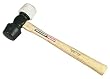 Vaughan RM24 14-Inch Professional Rubber Mallet with Flame-Treated Hickory Handle