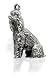 poodle17 - Poodle Dog 6 Charms Keychain Gift for Dog