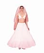 New Very Full Triple Ruffle Drawstring Bridal Petticoat Wedding Gown Slip (113DS)