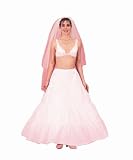 New Very Full Triple Ruffle Drawstring Bridal Petticoat Wedding Gown Slip (113DS)