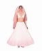 Apparel : New Very Full Triple Ruffle Drawstring Bridal Petticoat Wedding Gown Slip (113DS)
