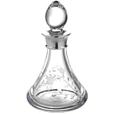 Review Carrs Of Sheffield  / 25cl Mini Decanter- sylvan' In Sterling Silver By Carrs Of Sheffield