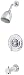 Tools & Hardware : Price Pfister 808NC00 Contempra Single-Handle Tub and Shower Faucet, Chrome