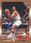 Dell Curry, Charlotte Hornets, 1998 Topps Autographed Card