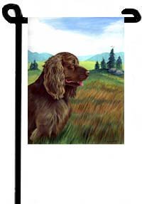 Sussex Spaniel - Garden Flags