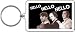 The Three Stooges Keychain - 3 Stooges 'Hello Hello Hello !!' Larry, Curly & Moe Officially Licensed Collectible Keychain