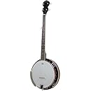 5-String Banjo 24 Bracket with Closed Solid Back and Geared 5th Tuner By Jameson Guitars