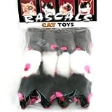 COASTAL RASCALS CAT TOY FUR MICE 12 PACK