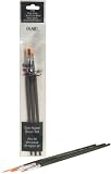 artists paint brushes:One-stroke Brush Set-#2 Flat, #6 Flat, #1 Script