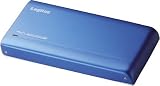 ロジテック｜Logitec 耐衝撃ボディ ポータブル USB 2.0外付型HD 100GB(ブルー) LHD-PBD100U2BU