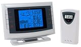 Hideki TE653ELW Complete Weather Station/Forecaster with Atomic Clock, Indoor/Outdoor Temperature, Humidity & Barometric Pressure