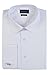 New Men's White French Cuff Tailored Slim Fit Tone on Ton Stripe Dress Shirt