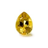 8x6mm Pear Shaped Yellow Beryl Loose Gemstone