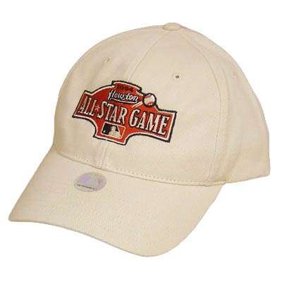 MLB HOUSTON ALL STAR GAME 2004 KHAKI BASEBALL HAT CAP