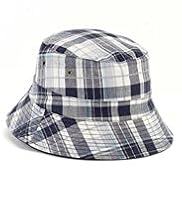 Pure Cotton Checked Pull On Hat