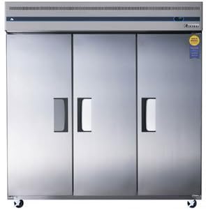Everest Refrigeration ESRF3 Reach-In Refrigerator/Freezer Combo, three-section, 46 (refriger