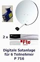 P716 dig. Satanlage 6 TN, 80 beige, 2x FTE Max S 92