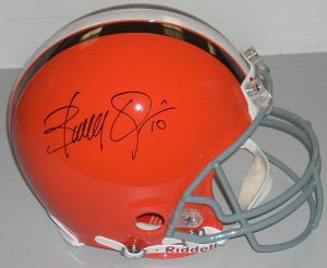 Brady Quinn Signed Browns Full Size Replica Helmet