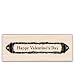 Inkadinkado Wood Mounted Stamp HAPPY VALENTINE'S DAY TAG For Scrapbooking, Card Makning & Craft Projects
