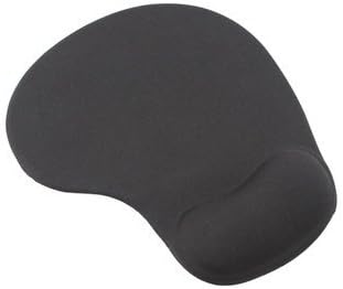 Lotte Shopping Black New Wrist Rest Mouse Pad for Pc Notebook, Laptop, Tablet