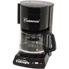 12 Cup Commercial Automatic Drip Coffee Maker, Black (CCECC123) Category: Food and Beverage Appliances