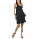 Mossimo® Black: Women's One Shoulder Dress - Black - 16