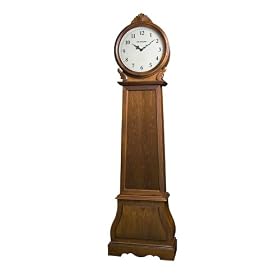 Carlisle Floor Clock with Wood Door by Crosley