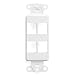 Leviton 41644-W QuickPort Decora Insert, 4-Port, White