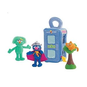 Sesame Street Playset - Super Grover 8.28 Gund Activity Toy by Gund